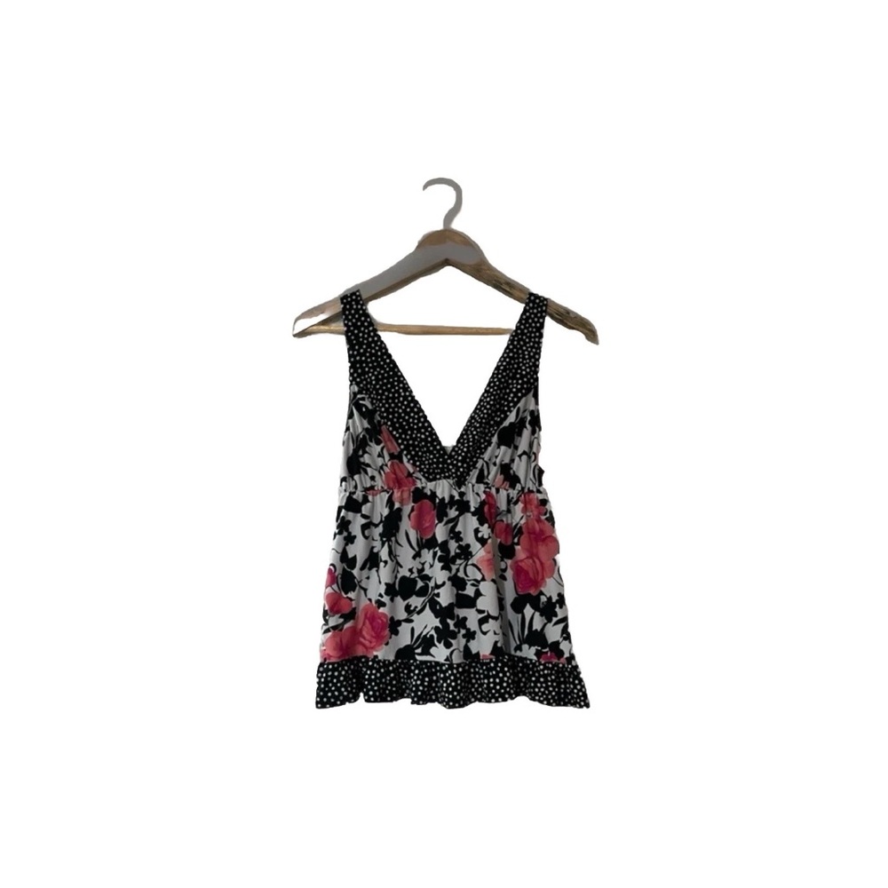 California Dynasty Floral Lingerie Top Women’s Medium.
